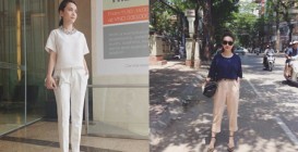 Mặc quần ống lửng đẹp như sao