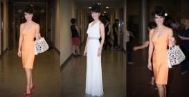 Hồng Nhung quyến rũ với váy 2 dây