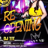 RE-OPENING ENVY VIP