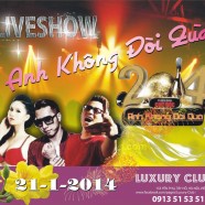 Live Show Anh không đòi quà