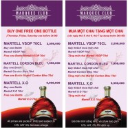 Marquee Club Khuyến mãi