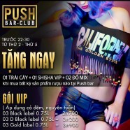 Ưu đãi tại PUSH BAR
