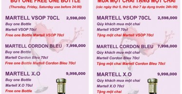 Marquee Club Khuyến mãi