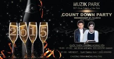 Chào mừng năm mới tại Muzik Park Count Down Party