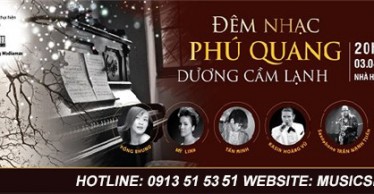 Liveshow Phú Quang Dương cầm lạnh