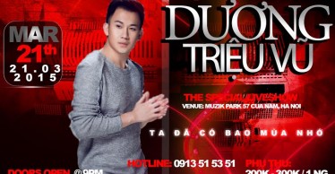 Liveshow Dương Triệu Vũ tại Muzik Park