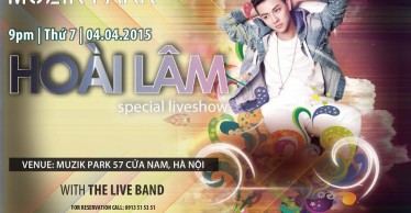 Liveshow Hoài Lâm tại Muzik Park