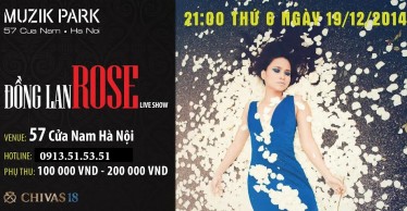 Liveshow Đồng Lan Rose tại Muzik Park