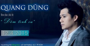 Đêm nhạc ca sĩ Quang Dũng ở Phòng Trà Đòng Dao