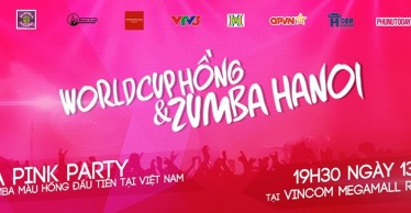 ĐẠI TIỆC NHẢY ZUMBA LỚN NHẤT ĐẦU TIÊN TẠI VIỆT NAM – WORLD CUP HỒNG 2014