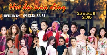 Đêm nhạc Hơi ấm màu đông - Ủng hộ đồng bào lũ lụt Hà Tĩnh
