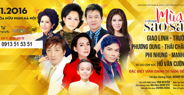 Liveshow Mùa sao sáng: Giao Linh, Trường Vũ, Phi Nhung & Mạnh Đình